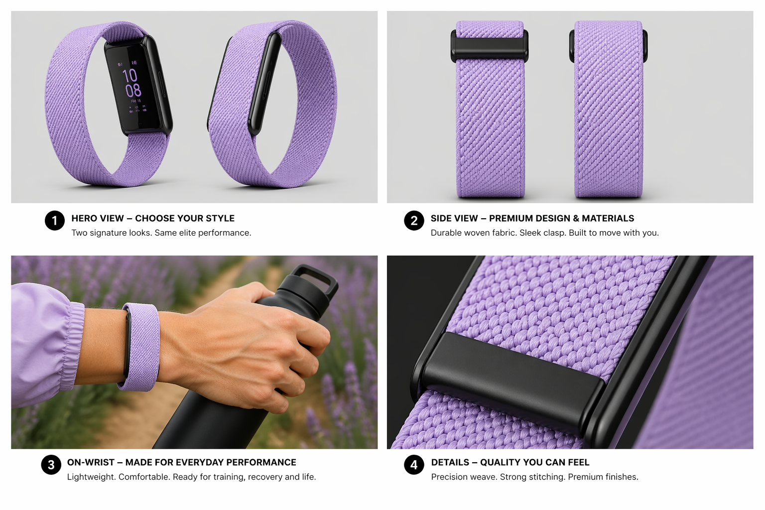 fiil Whoop Band - Light Purple