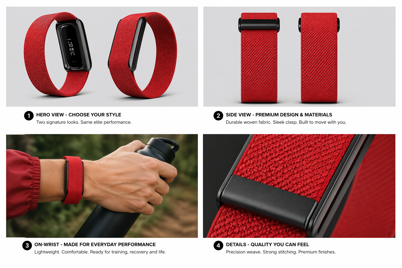 fiil Whoop Band - Red
